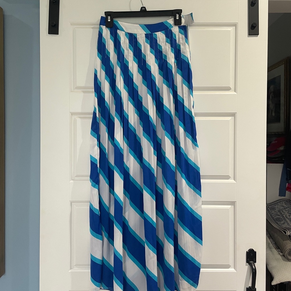 Lilly Pulitzer Blue and White maxi Skirt